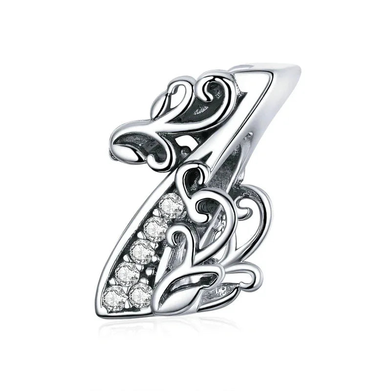 925 Sterling Silver Number 10 Vintage Charm