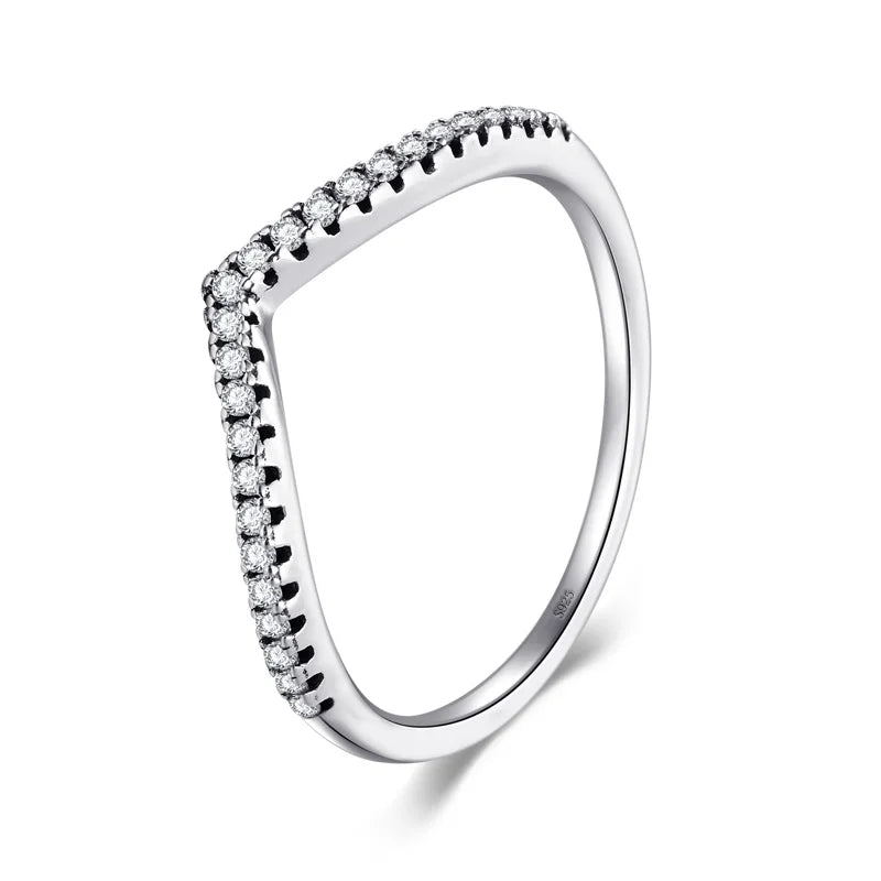 925 Sterling Silver Simple Geometric Stackable Ring