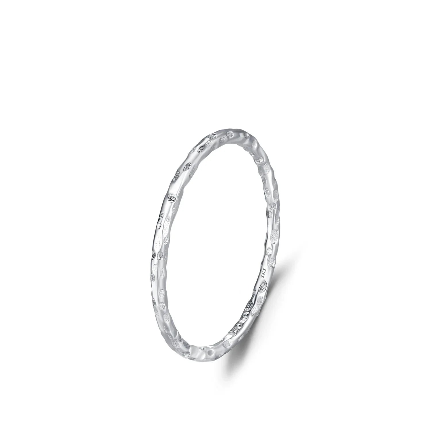925 Sterling Silver Classic Wave Stackable Ring