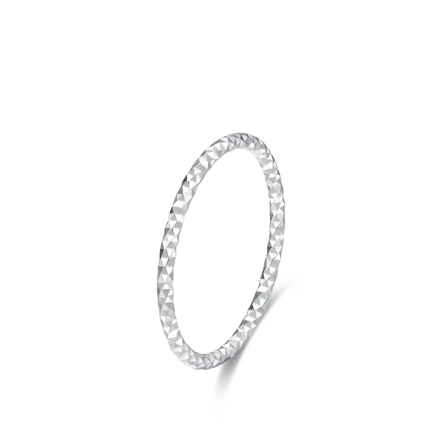 925 Sterling Silver Classic Wave Stackable Ring