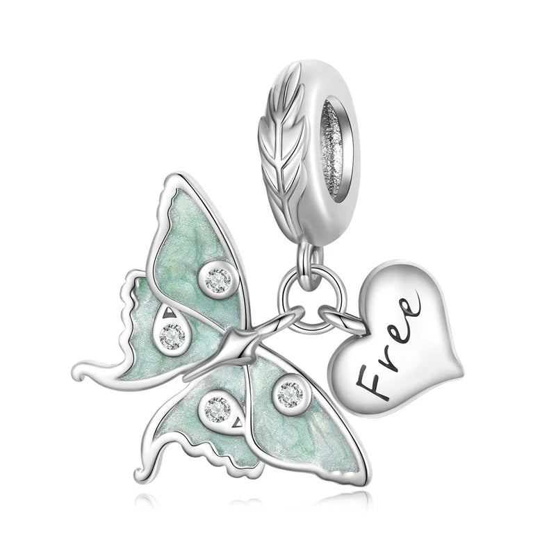 925 Sterling Silver Wizard of Oz Butterfly Charm
