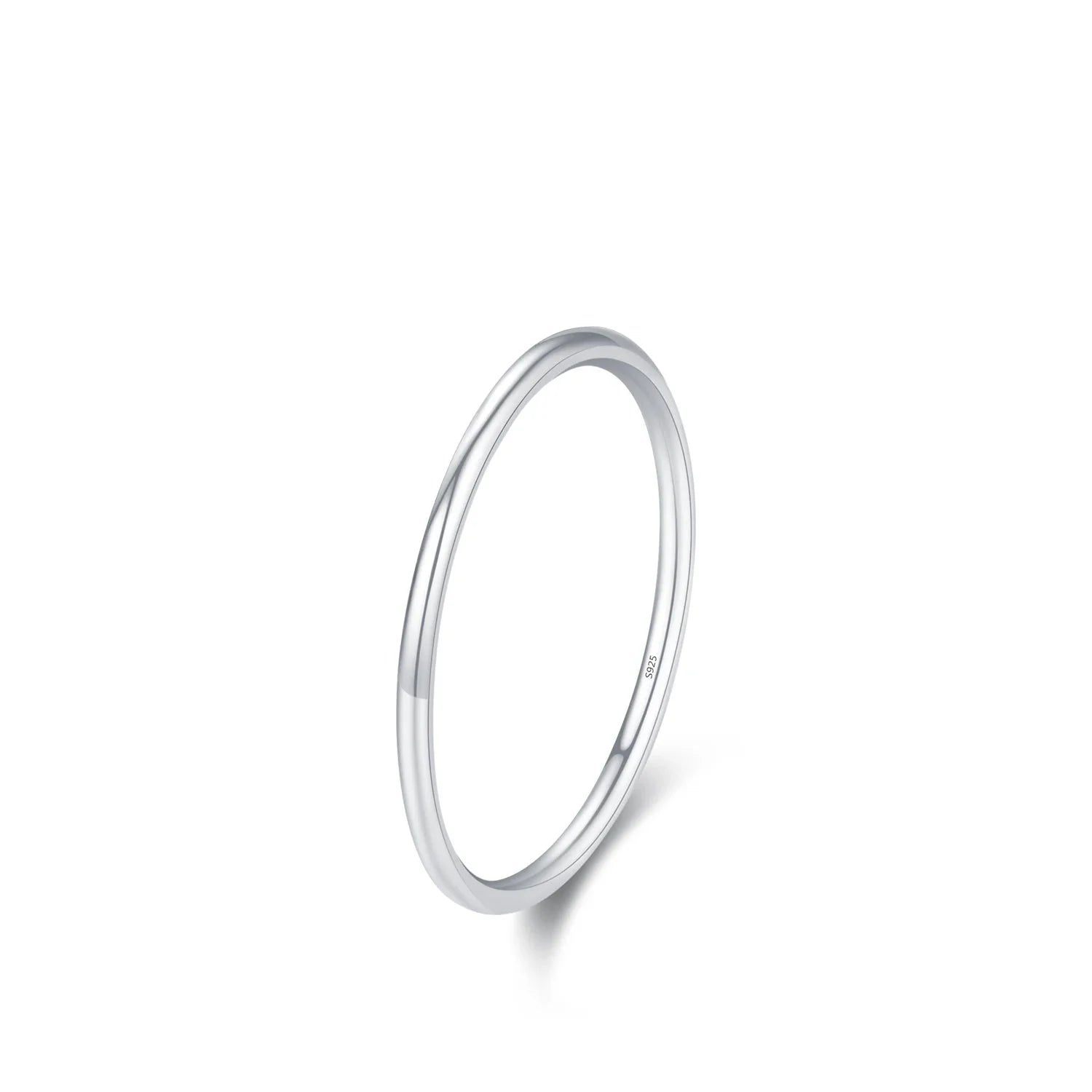 925 Sterling Silver Classic Wave Stackable Ring