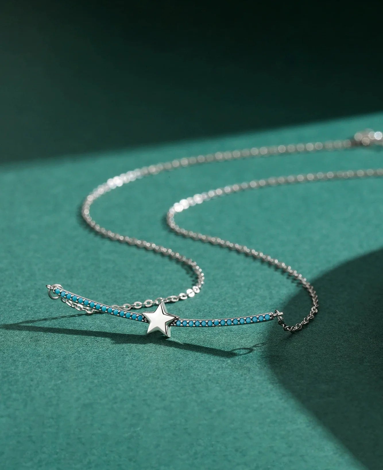 925 Sterling Silver Bohemian Style Turquoise Rings Necklaces Pendant Jewelry Sets