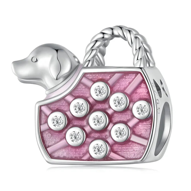 925 Sterling Silver Beauty Cosmetics Hanging Charm