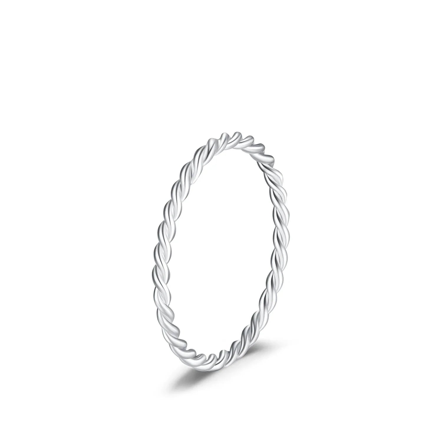 925 Sterling Silver Classic Wave Stackable Ring