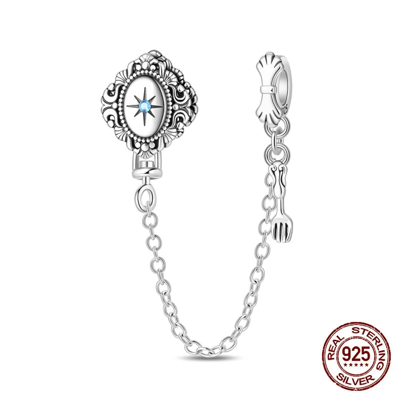 925 Sterling Silver Halloween Luminous Charm Bead