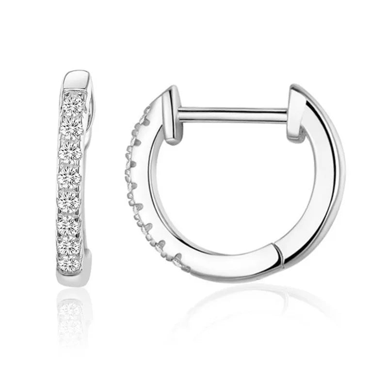 925 Sterling Silver Classic Small Hoop Earrings