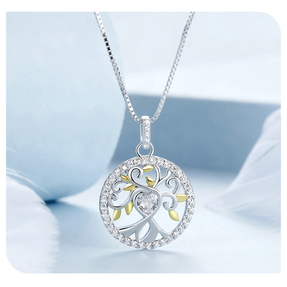 925 Sterling Silver Tree of Life Necklace