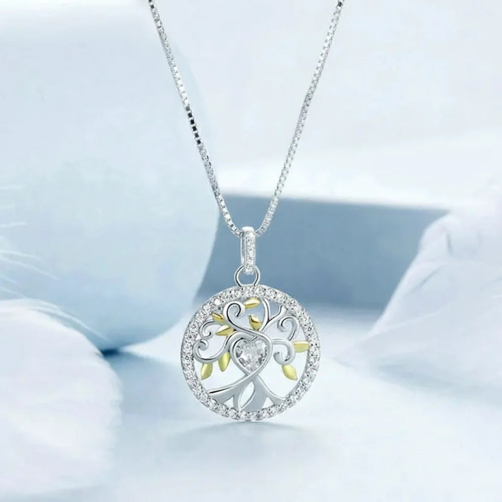 925 Sterling Silver Tree of Life Necklace