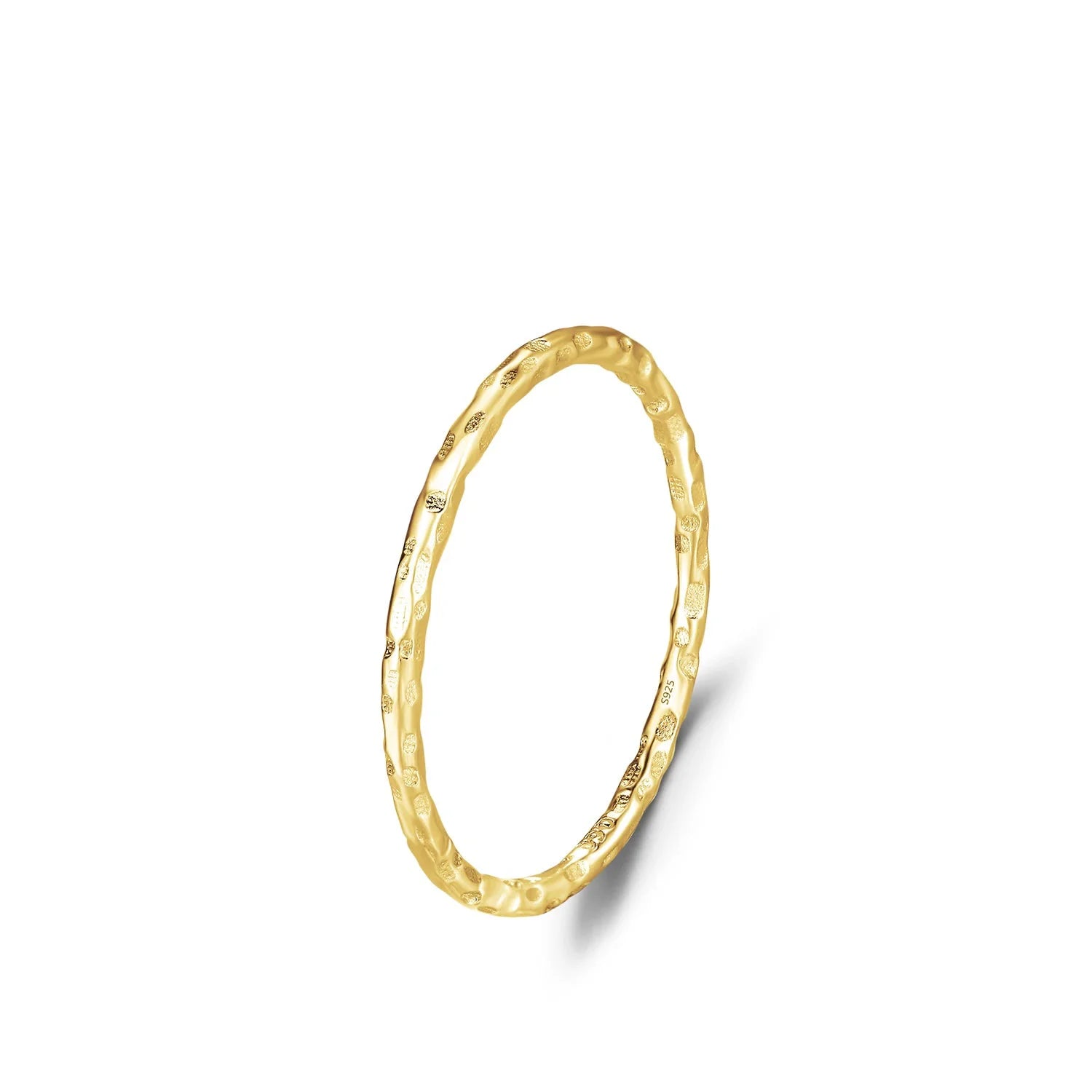 925 Sterling Silver Classic Wave Stackable Ring