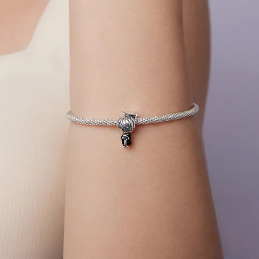 925 Sterling Silver Graduation Owl & Cap Charm