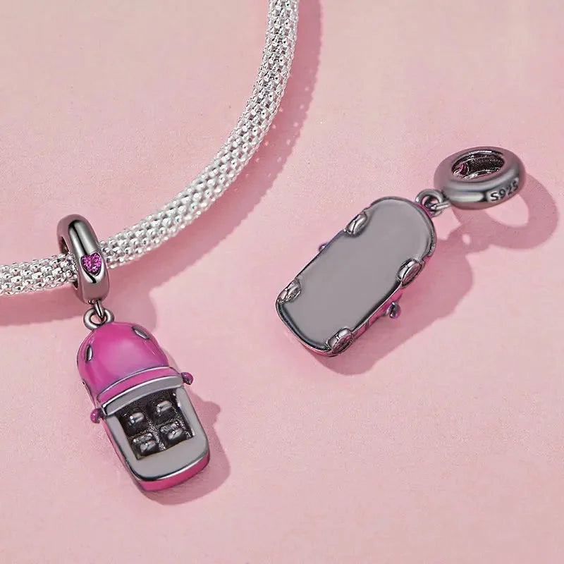 925 Sterling Silver Beauty Cosmetics Hanging Charm